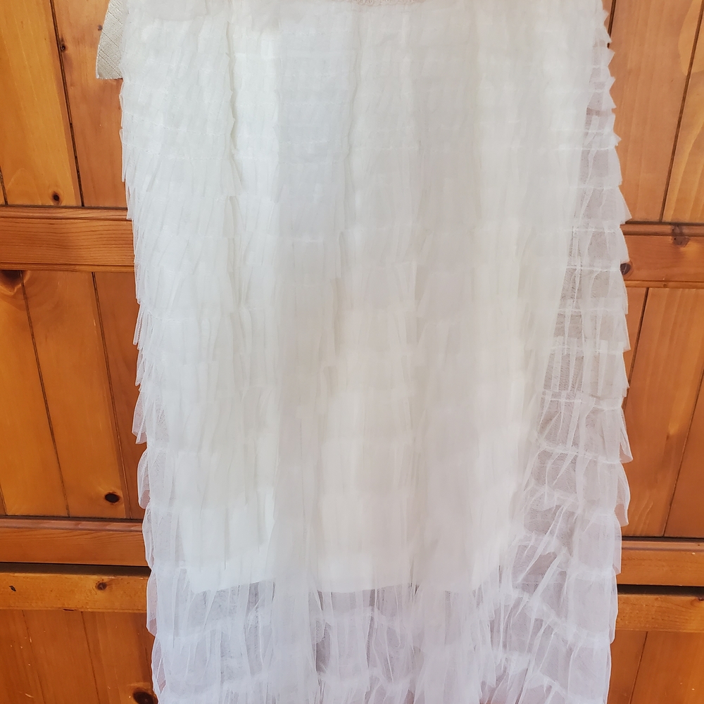 POL Cream Crochet Top Dress New - Picture 7 of 10